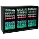 Enfriador de botellas, ventilado, "Back Bar" , 3 puertas corredizas
