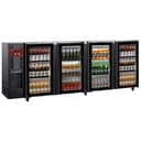 Enfriador de botellas 4 puertas de vidrio, 783 litros