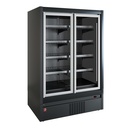 Mueble mural congelador, autoservicio, puertas batientes - FULL BLACK