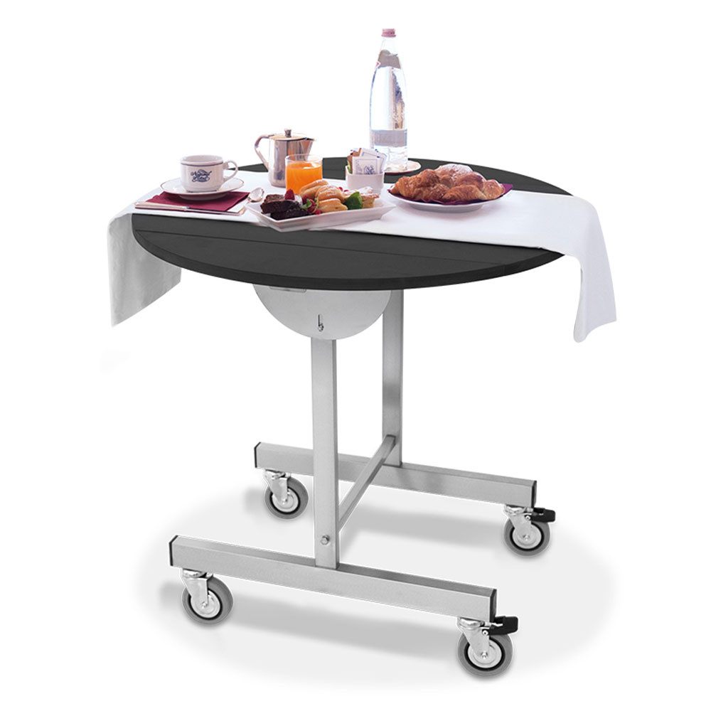 Mesa de servicio Ø 800 mm, servicio habitaciones