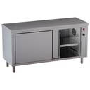 Mesa armario calefactado con 2 puertas correderas