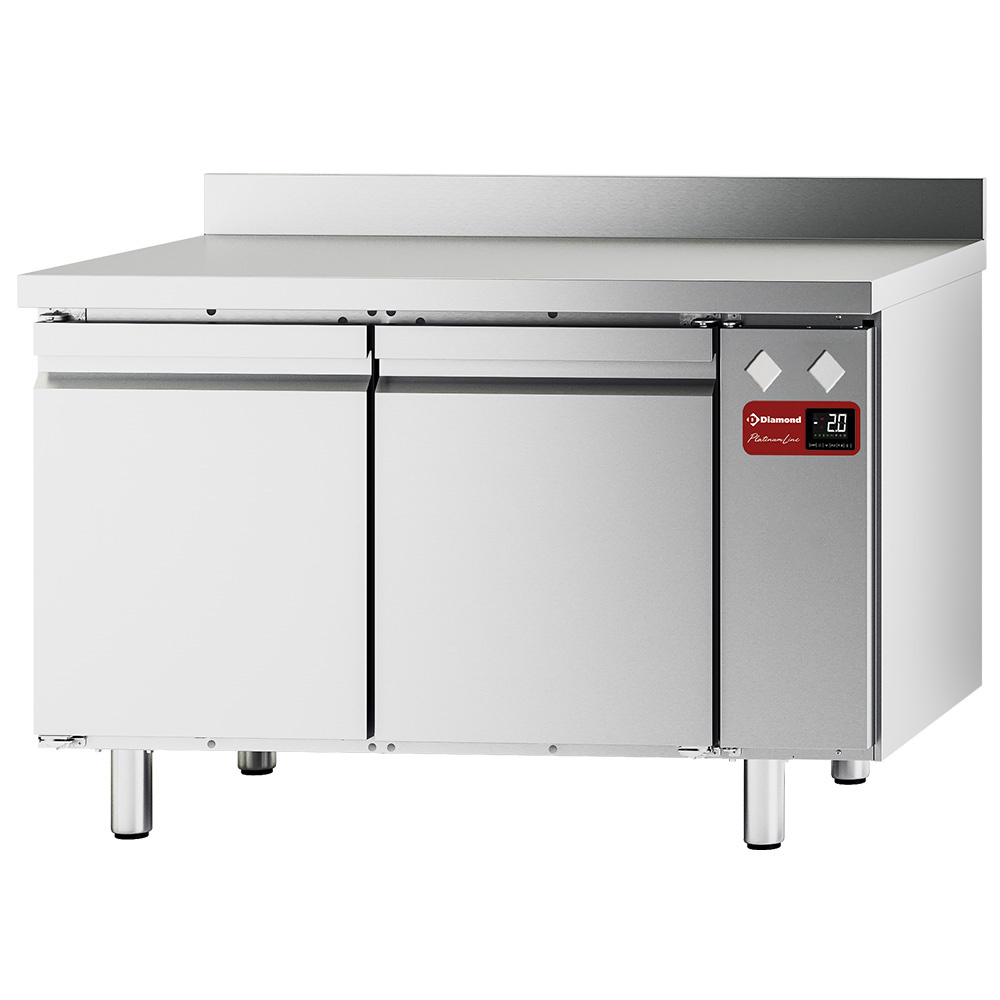 Mesa frigorífica y ventilada, 2 puertas GN 1/1, 260 litros (sin grupo)