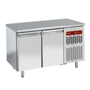 Mesa refrigerada ventilada, 2 puertas GN 1/1 + Kit de bloque de 2 cajones (1/2+1/2 h200) para TG&TS...