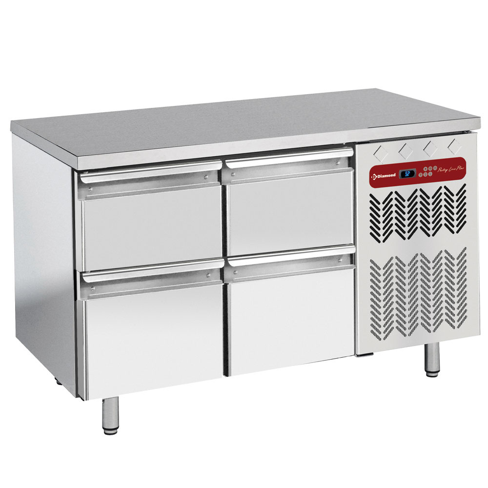 Mesa de refrigeración compuesta por :