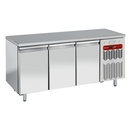 Mesa refrigerada, ventilada, 3 puertas GN 1/1