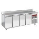 Mesa de congelación "mural", ventilada, 4 puertas GN 1/1, 550 litros