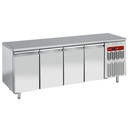 Mesa refrigerada, ventilada, 4 puertas GN 1/1