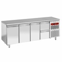 Mesa de refrigeración compuesta por :