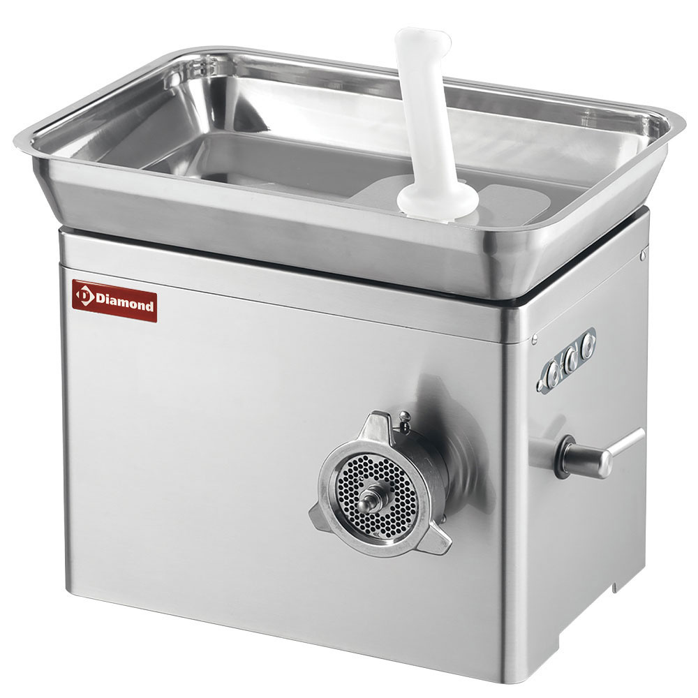 Picadora de acero inox de mesa N° 22, Ø 4,5 mm, 350 kg/h