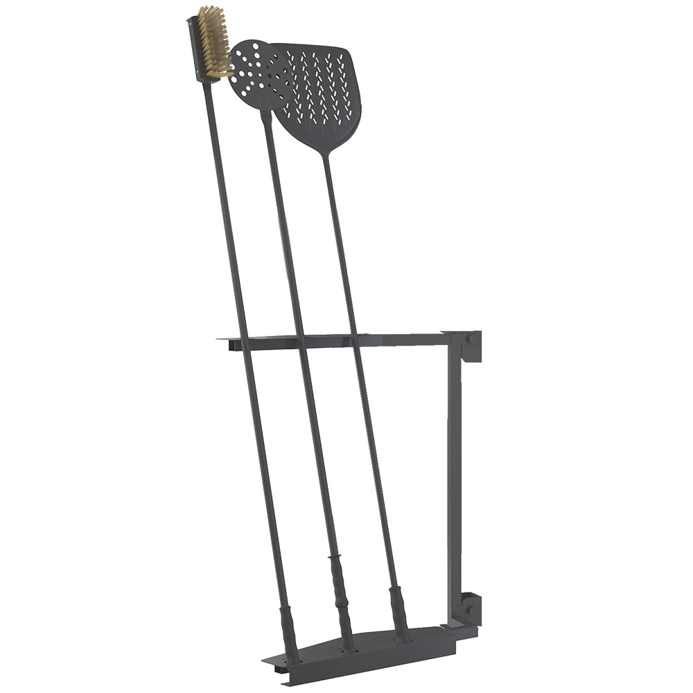 Set de soportes retráctiles para palas con accesorios