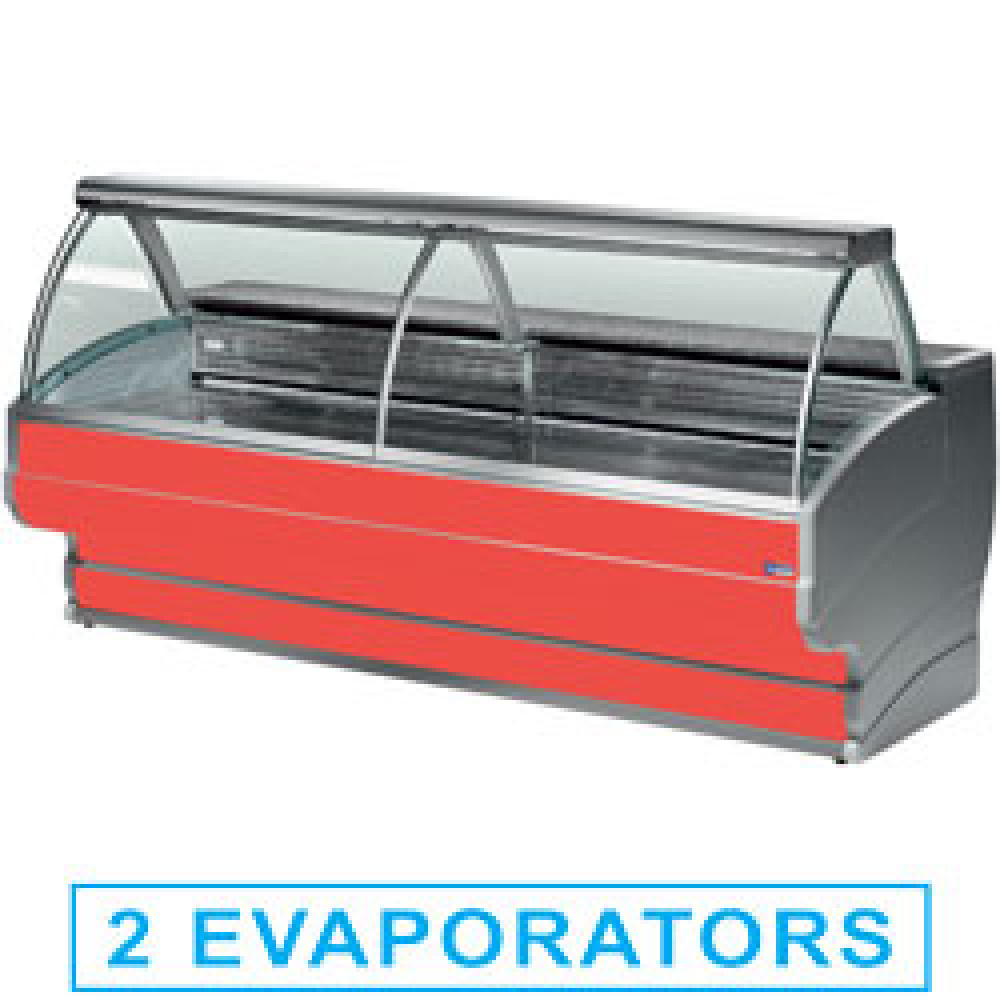 Mostrador vitrina refrigerado