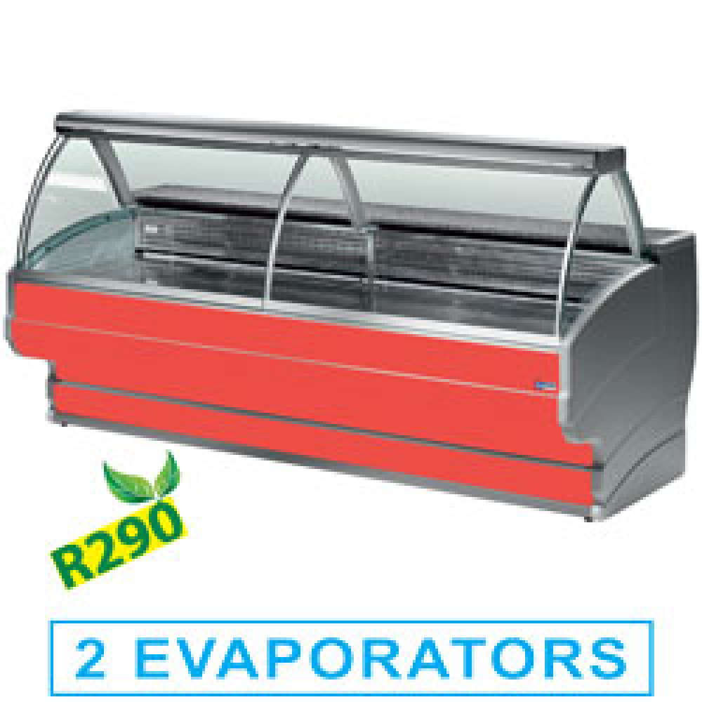 Mostrador vitrina refrigerada