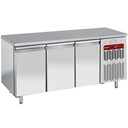 Mesa de congelación, ventilada, 3 puertas EN 600x400