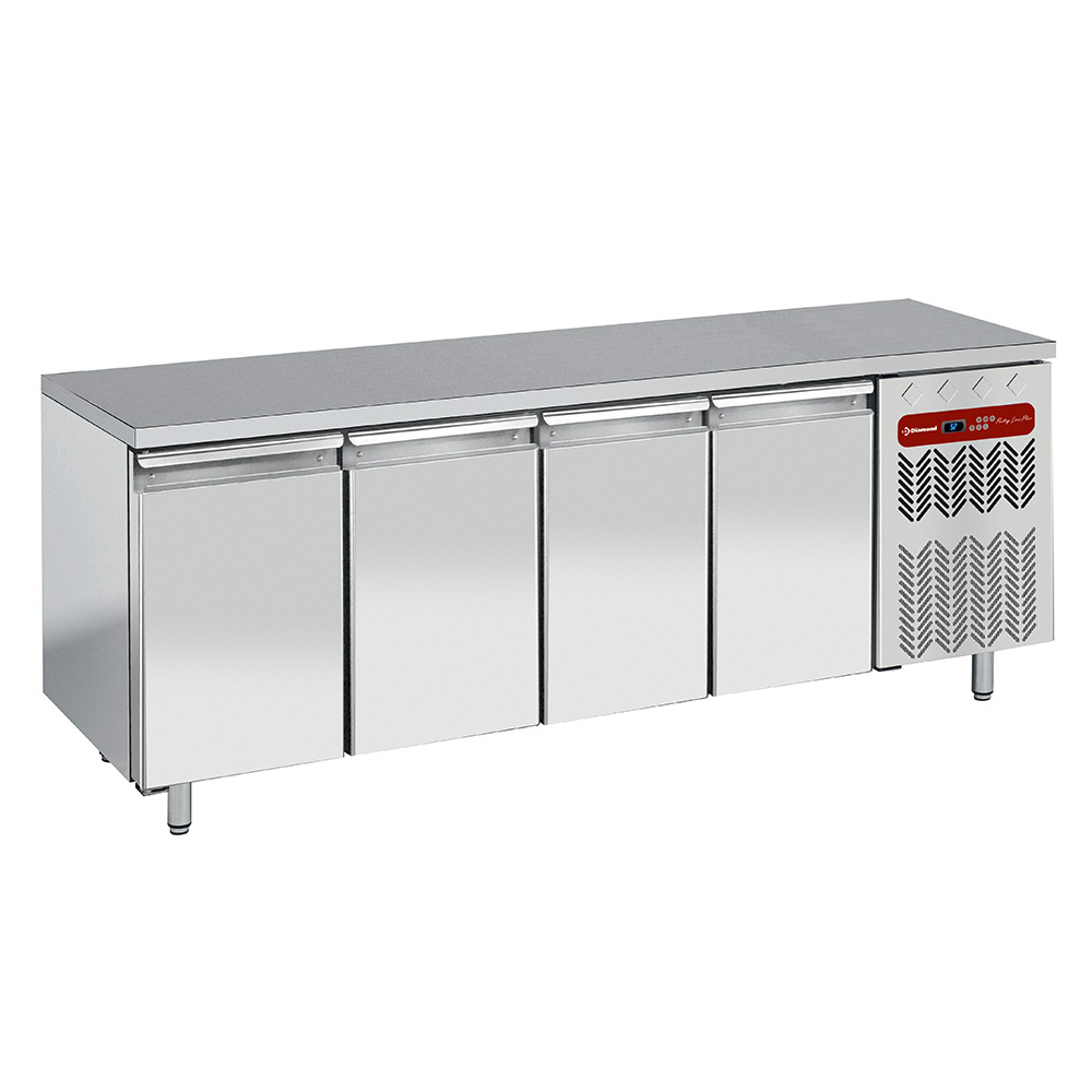 Mesa de congelación, ventilada, 4 puertas EN 600x400