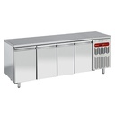 Mesa de congelación, ventilada, 4 puertas EN 600x400