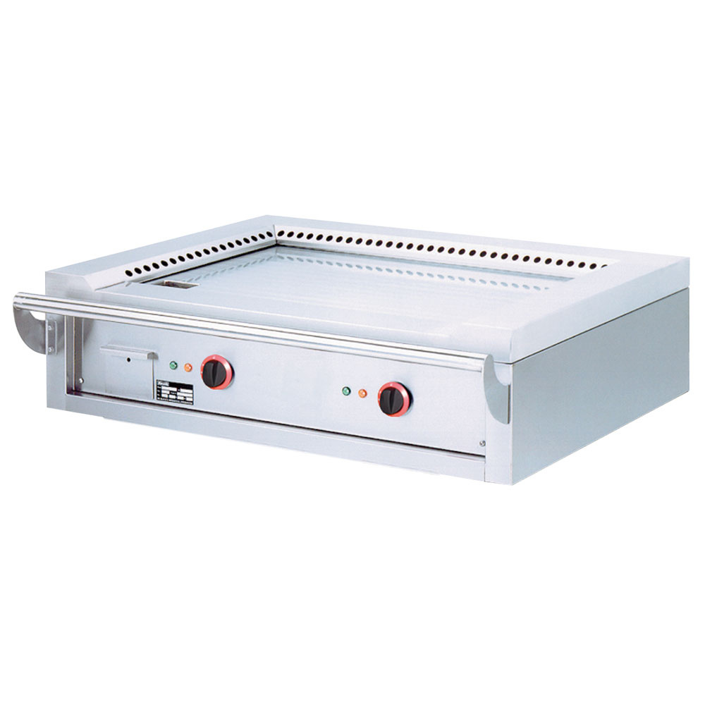 Placa "Teppanyaki" eléctrica, 2 zonas (2x 5,85 kW), de mesa -Top-