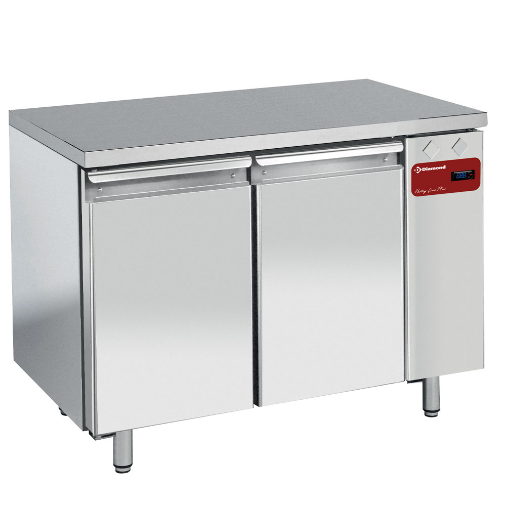Mesa frigorífica y ventilada, 2 puertas EN 600x400,  (sin grupo)