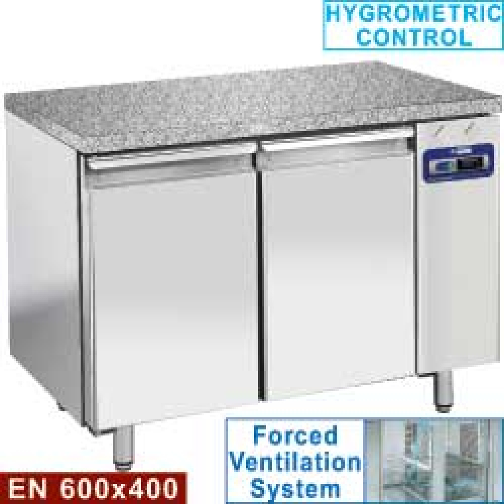 Mesa frig. y vent., 2 puertas EN 600x400 - Top de granito (sin grupo)