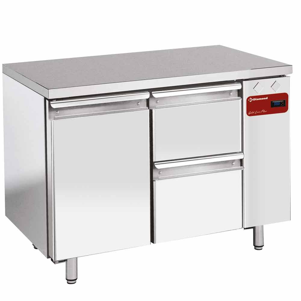 Mesa de refrigeración compuesta por :