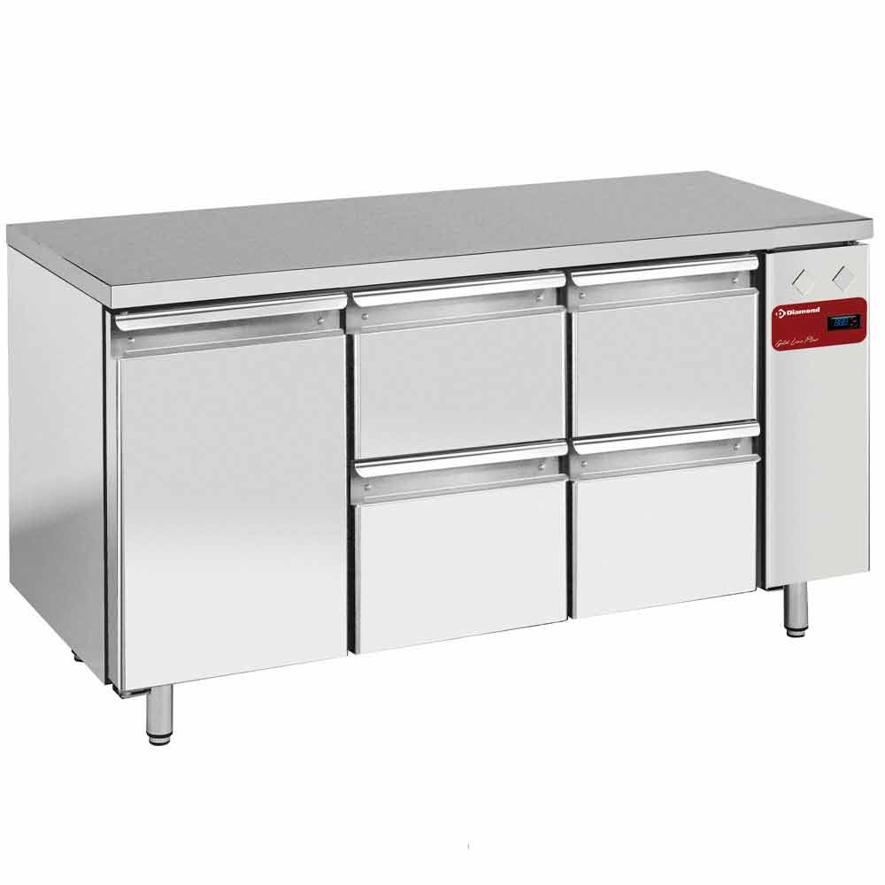Mesa de refrigeración compuesta por :