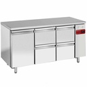 Mesa de refrigeración compuesta por :