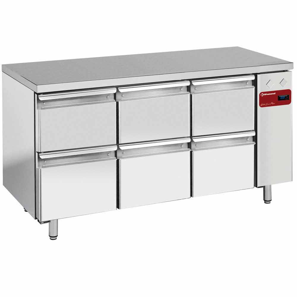 Mesa de refrigeración compuesta por :