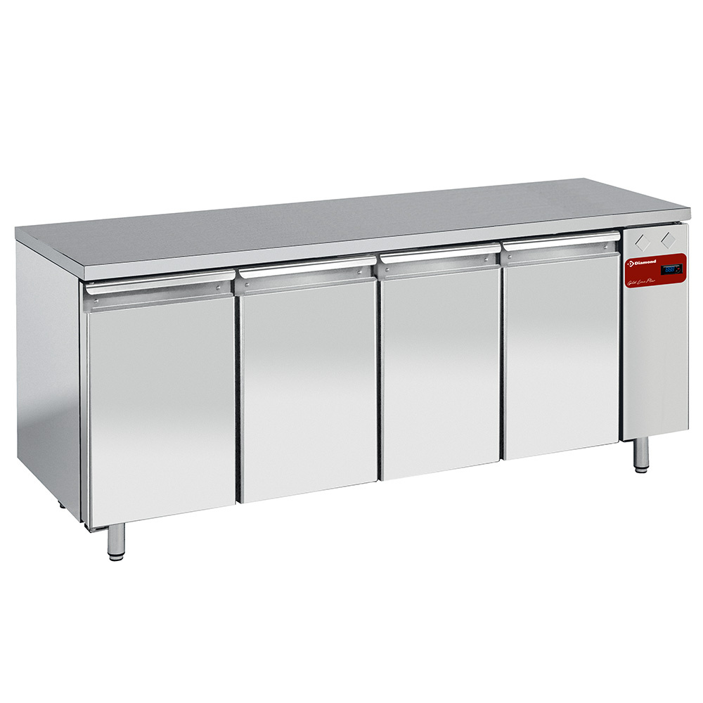 Mesa cong. y ventilada, 4 puertas GN 1/1, (sin grupo)