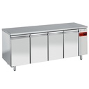 Mesa frigorífica y ventilada, 4 puertas GN 1/1, (sin grupo)