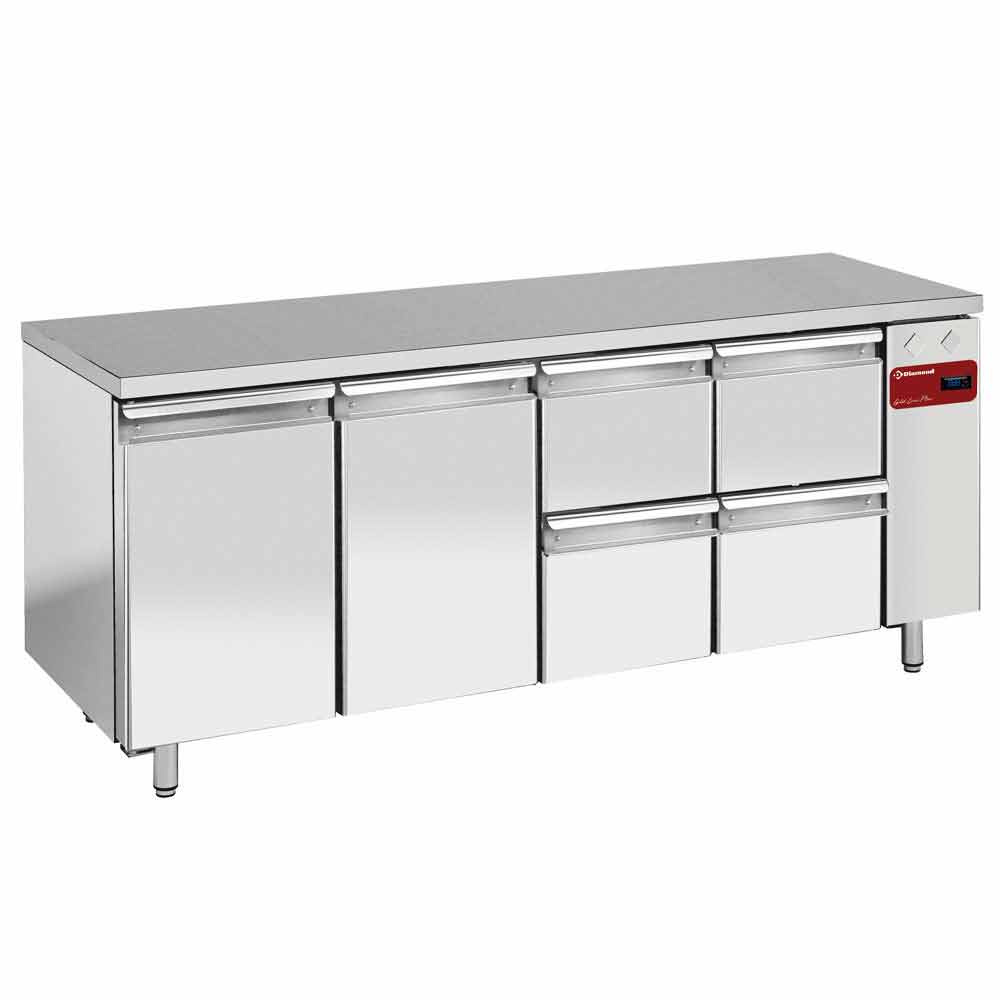 Mesa de refrigeración compuesta por :