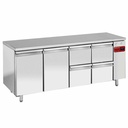Mesa de refrigeración compuesta por :
