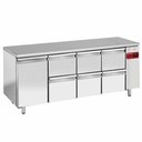 Mesa de refrigeración compuesta por :