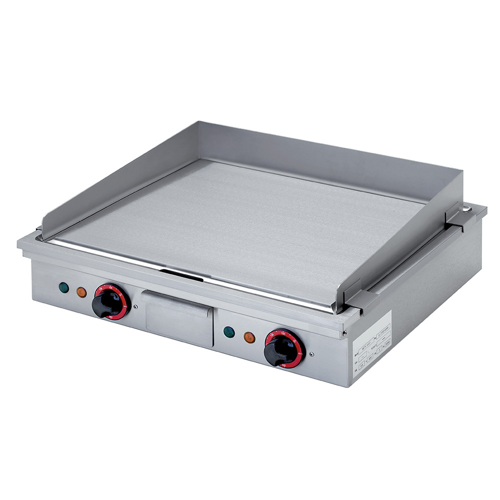 Placa "Teppanyaki " eléctrica, 2 zonas (2x 2,7 kW), de mesa