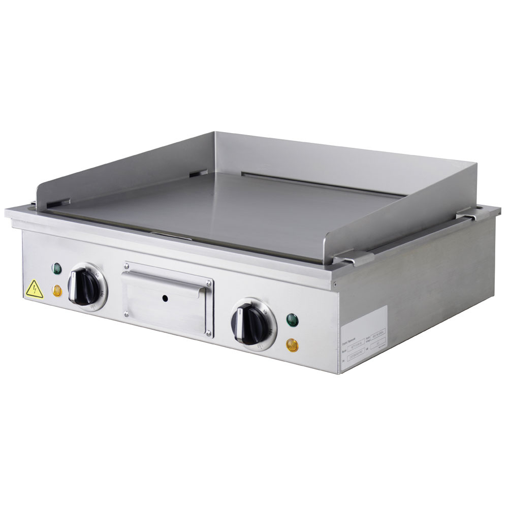 Placa "Teppanyaki " eléctrica, 2 zonas (2x 3,15 kW), de mesa
