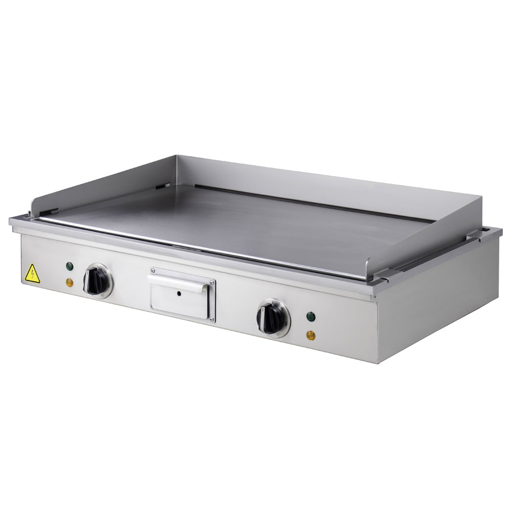 Placa "Teppanyaki" eléctrica, 2 zonas (2x 5 kW), de mesa