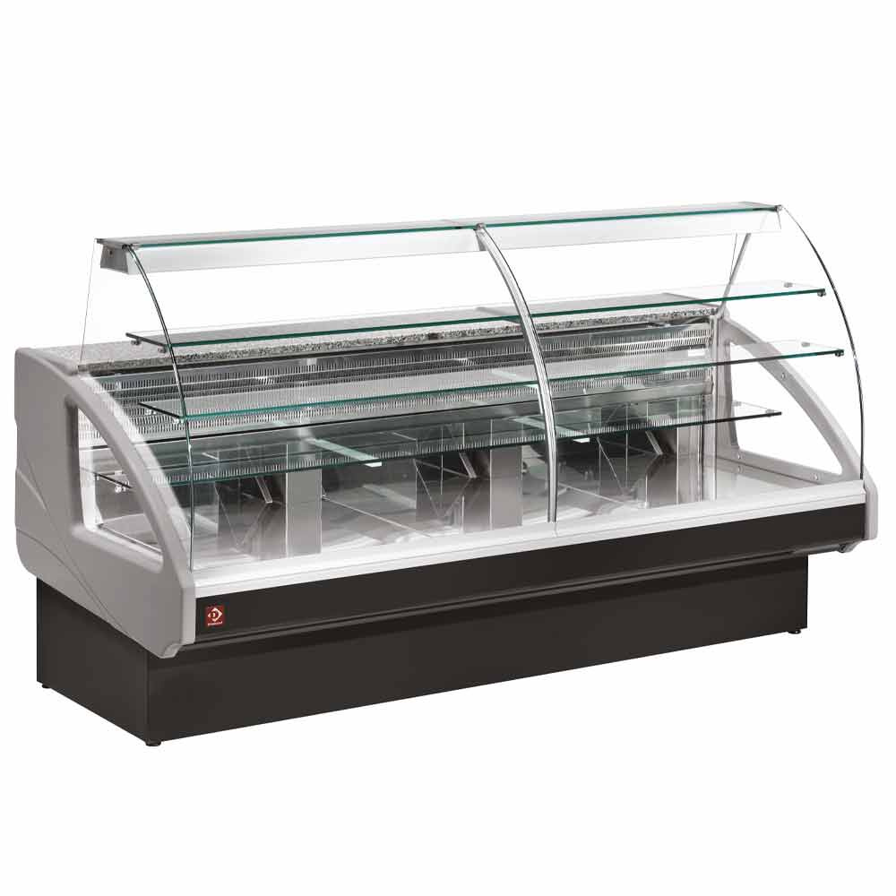 Mostrador vitrina refrigerado, estático, sistema de cajón, sin reserva