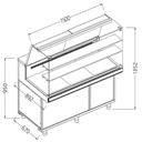 Banco vitrina EN & GN, cristal alto, ventilado, sin reserva