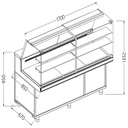 Banco vitrina EN & GN, cristal alto, ventilado, sin reserva