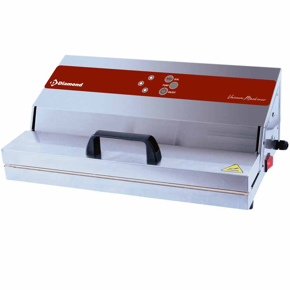 Maquina sistema vacío en acero inoxidable, bomba 26 l./min, soldadura 430 mm