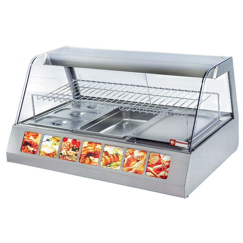Vitrina calentadora 3x GN 1/1 ventiladao