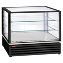 Vitrina enfriadora, EN o GN, ventilado, 3 niveles, NEGRO