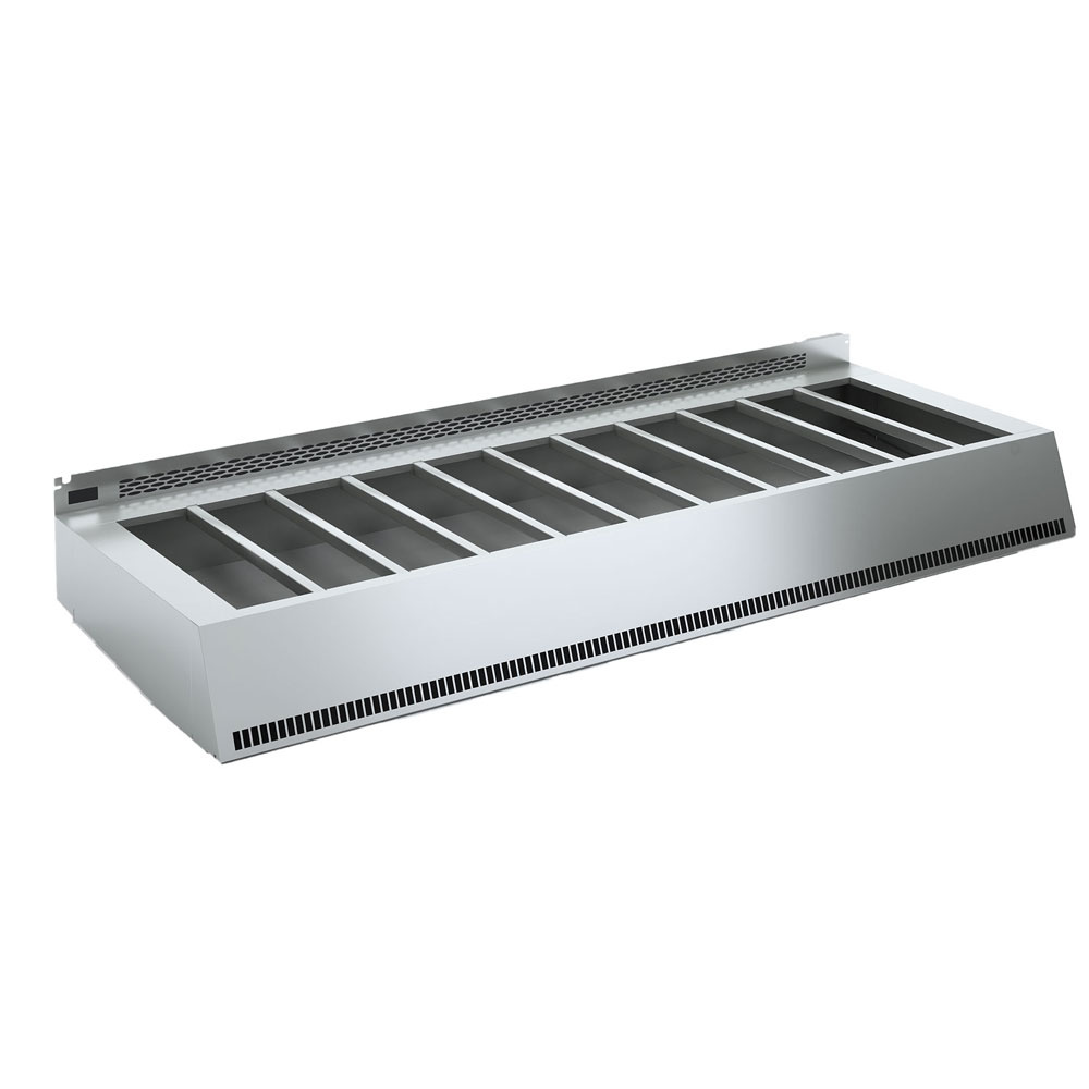 Opción: Cuba de exposición refrigerada 2x GN1/1 + 1/2 GN1/1, H150mm