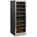 Armario para vinos, ventilada , puerta de acero inoxidable, 470 Lt., 2 T° - NEGRO