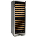 Armario para vinos, ventilada , 375 Lt., puerta de acero inoxidable, 2 T°  BLACK