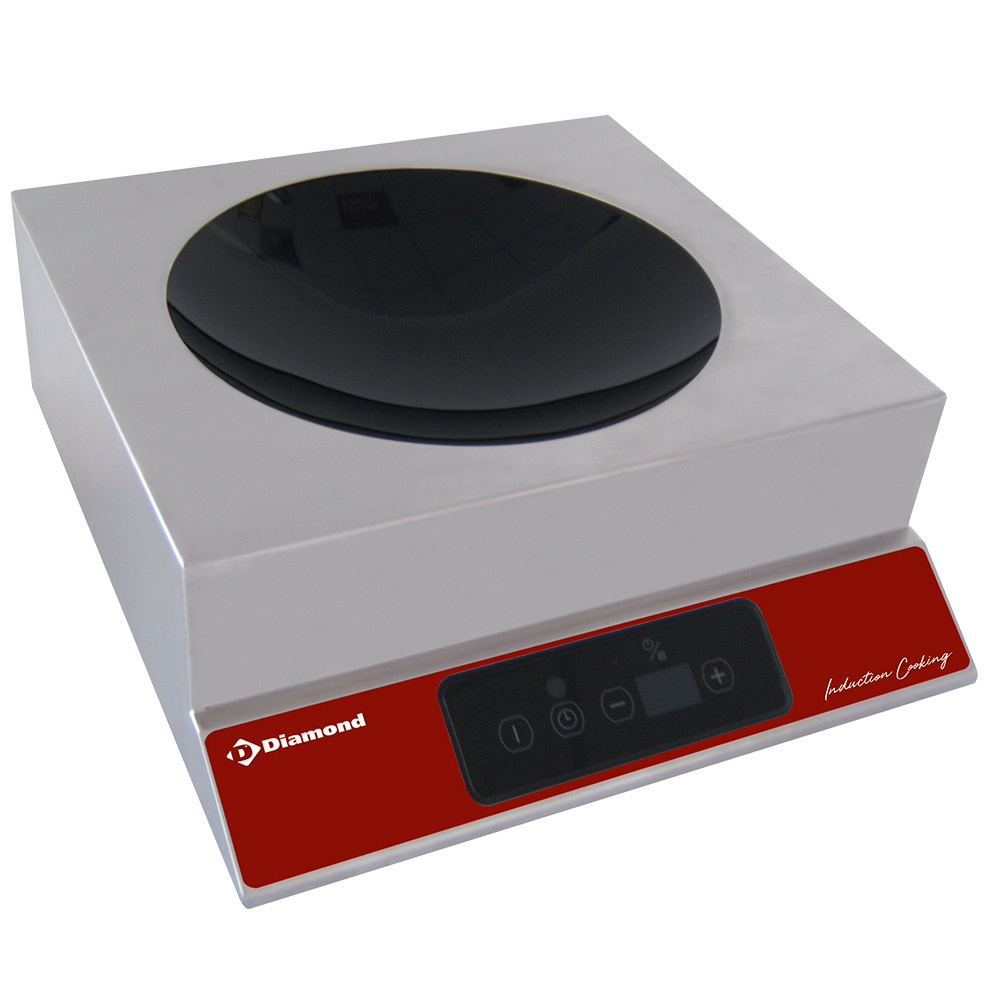 Placa a inducción "wok" 3500 watt, toques táctiles