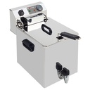 Freidora eléctrica de mesa 10 litros + grifo
