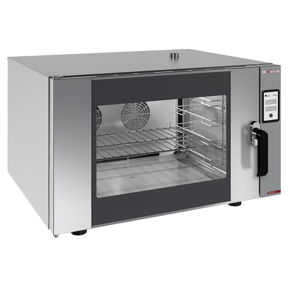 Horno eléctrico vapor/convección, 2 velocidades, PANTALLA TÁCTIL (con sonda al corazón)