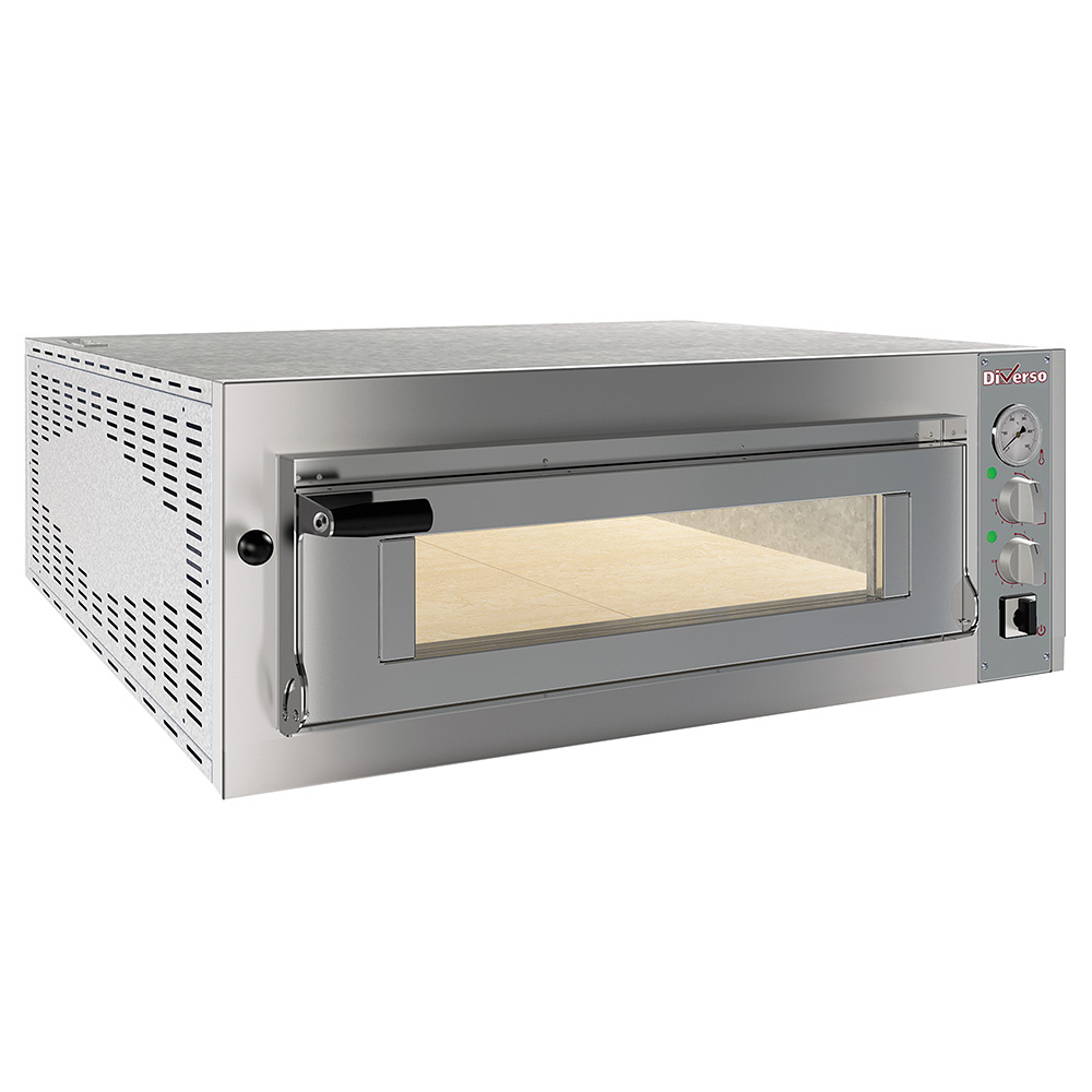 Horno eléctrico 4 pizzas diam. 350mm, 1 cámara