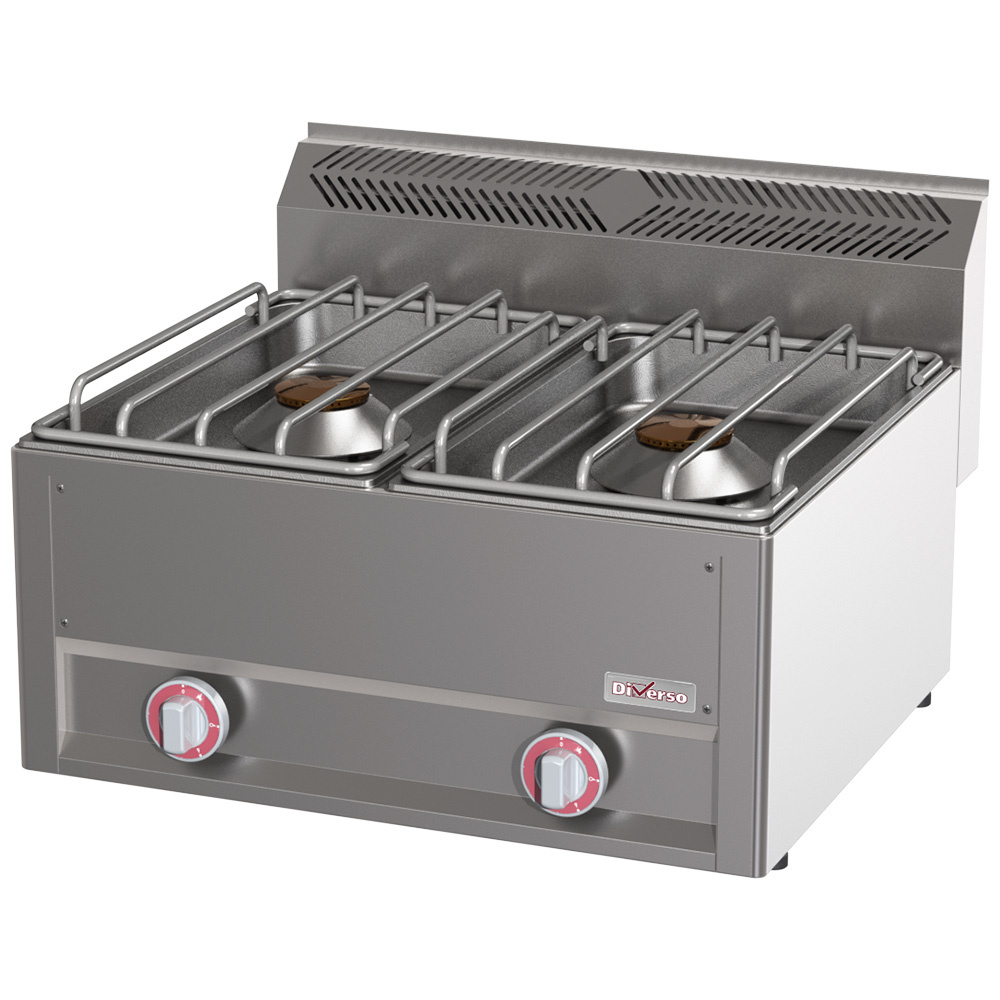 Cocina 2 fuegos 8 kW súper potente -Top-