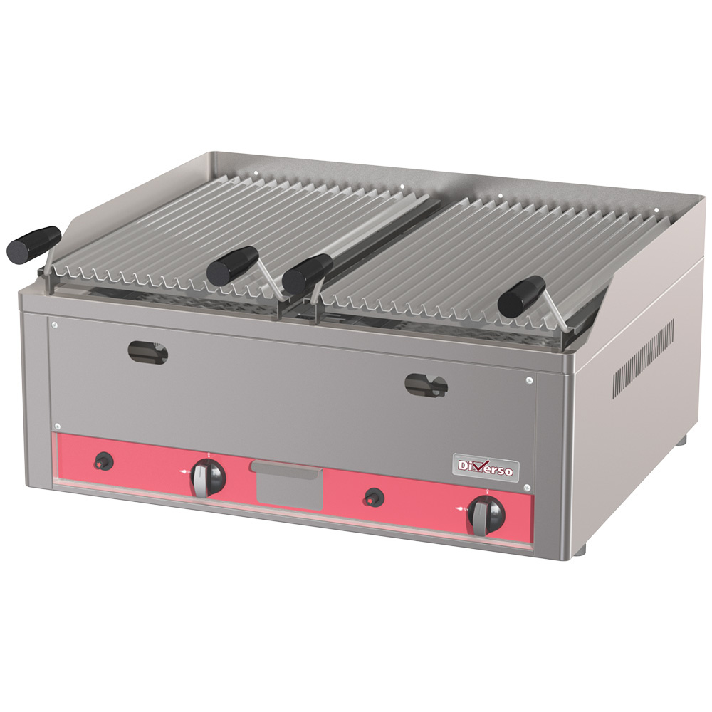 Parrillas de piedra volcanica 1 module 8 kW