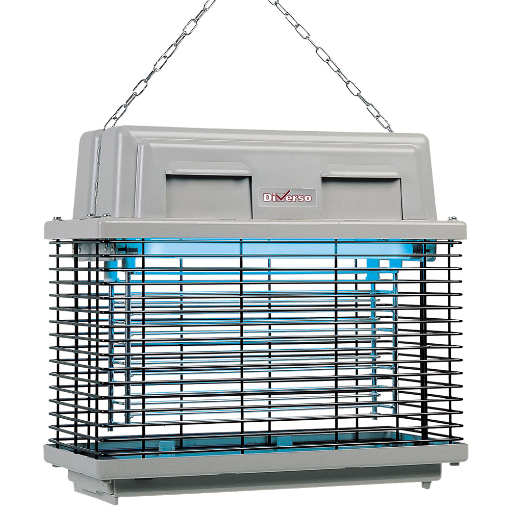 Exterminador de insectos eléctrico, lampara UV-A (2x 15 W)